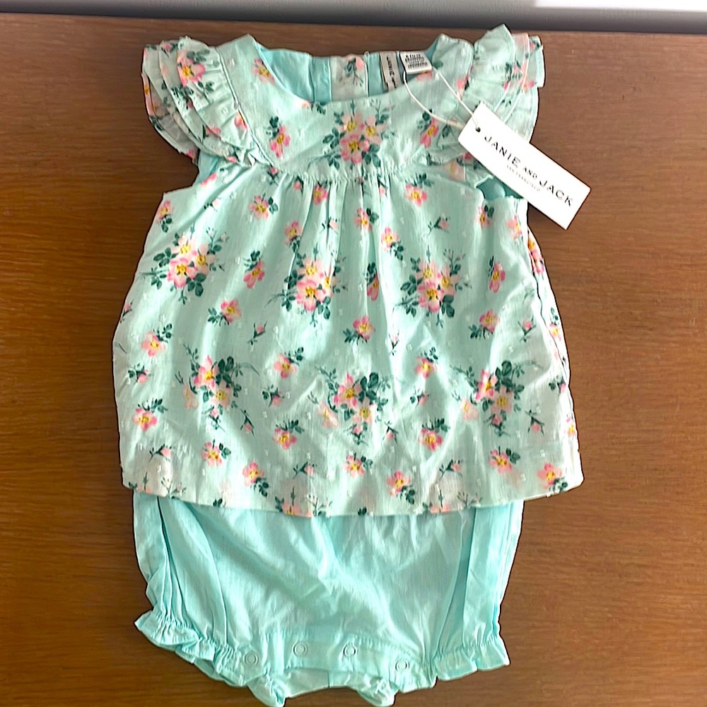 Janie and Jack baby girl dress new with tags